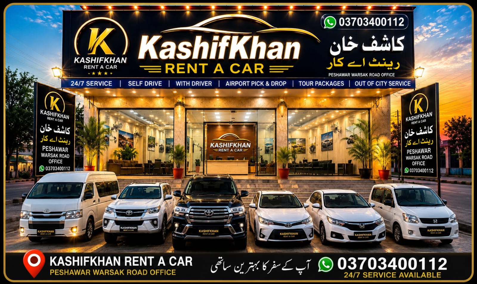 Kashif Rent A Car fleet